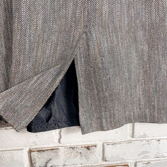 Vintage 70s 80s Royce Ltd New York Tweed Skirt and Double-Breasted Blazer Set 12 - Picture 9 of 16
